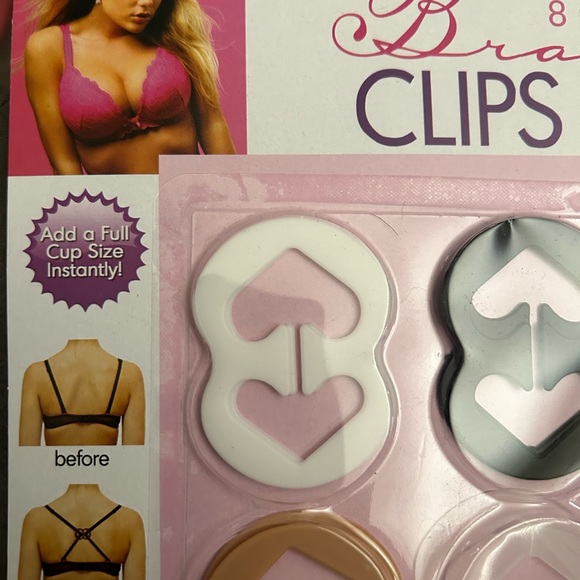 8 Pack Bra Strap Clips Back Anti-Slip Bra Straps Holder Buckles Control Asst. - Picture 6 of 10